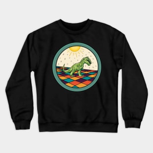 dinosaurus in the sun Crewneck Sweatshirt